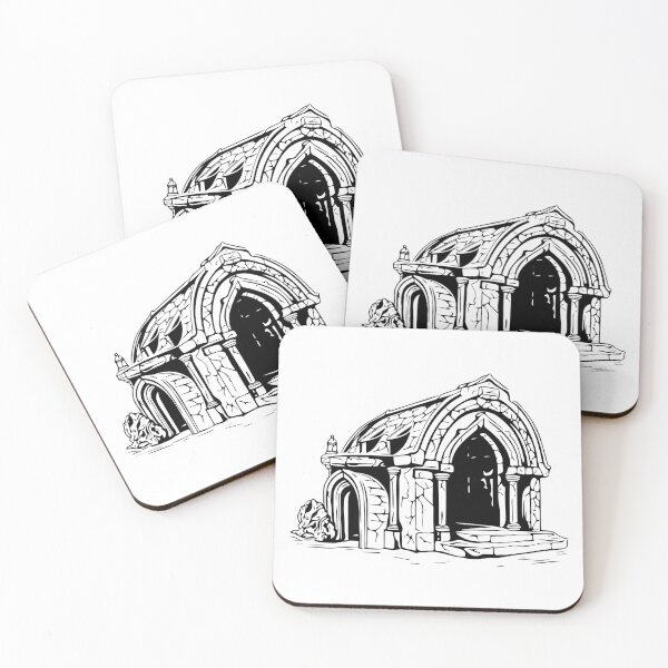 Item preview, Tomb Sepulcher Grave Crypt Burial Monument Epitaph Bury  designed and sold by inkoutninja.
