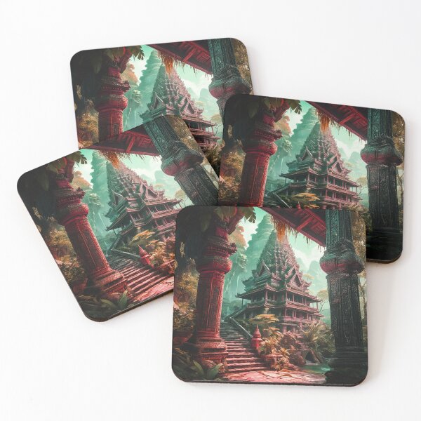 Item preview, Lost Temple in the Jungle designed and sold by AlexSuiArt.