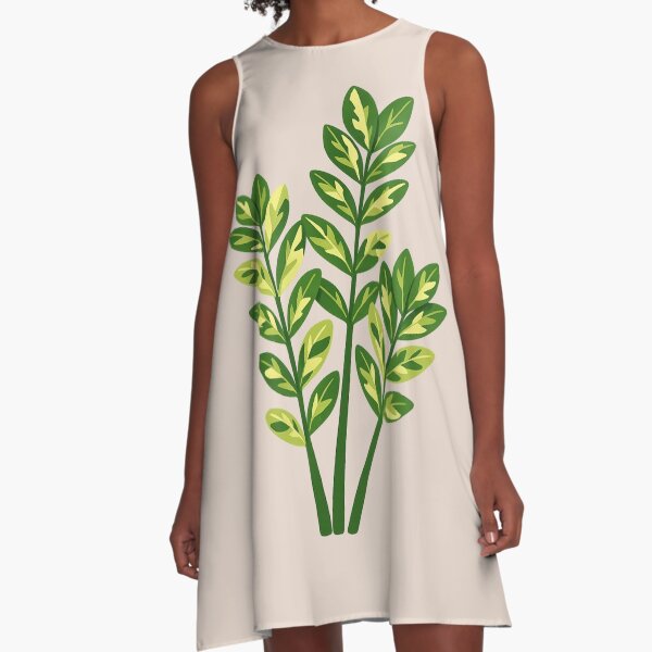 Aperçu de l'œuvre Plante ZZ panachée – Plante rare de Zamioculcas panachée créée et vendue par Planthem.