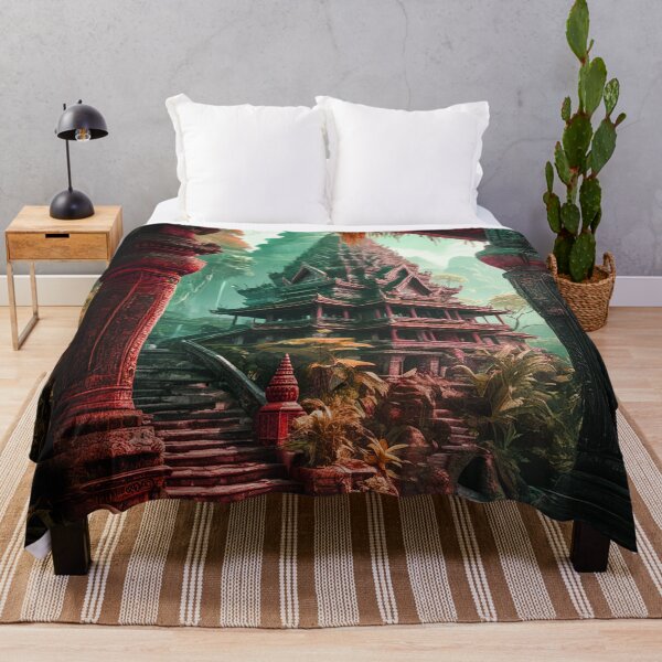 Item preview, Lost Temple in the Jungle designed and sold by AlexSuiArt.