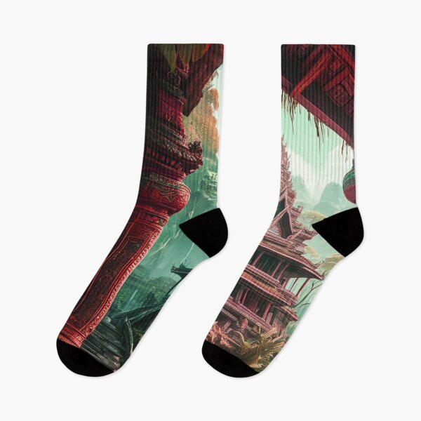 Item preview, Lost Temple in the Jungle designed and sold by AlexSuiArt.