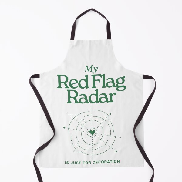 Item preview, Red Flag Radar – Funny Dating Meme for Delulu Era & Situationship Survivors designed and sold by Honominu.