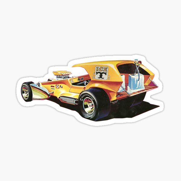 Item preview, Vintage Ice-T Dragster -1960s California Car Culture designed and sold by Offset Vinyl Film.