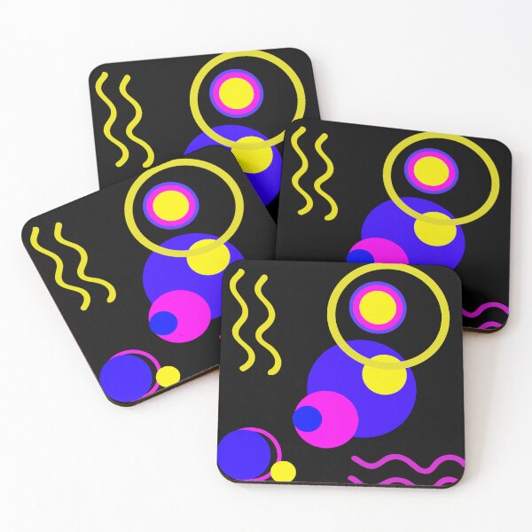 Item preview, geometric design with circles and waves  designed and sold by OLYAALYA.
