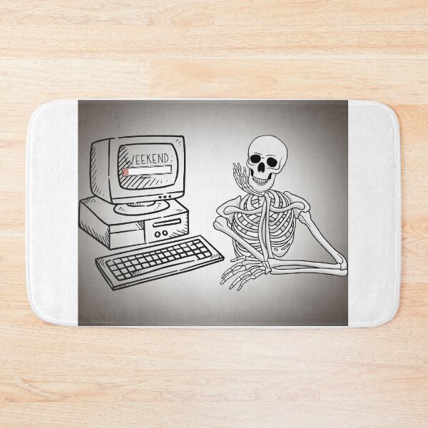 Item preview, Weekend Loading Skeleton - Tech Guru designed and sold by E20STUDIO.