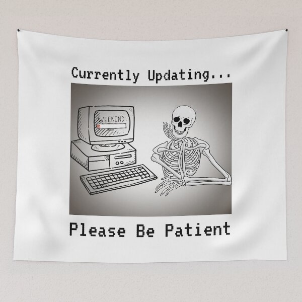Item preview, Weekend Loading Skeleton - Tech Guru designed and sold by E20STUDIO.