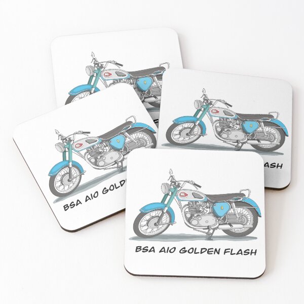 Item preview, Sketching Vintage Motorcycle BSA A10 Golden Flash designed and sold by GaalArt.