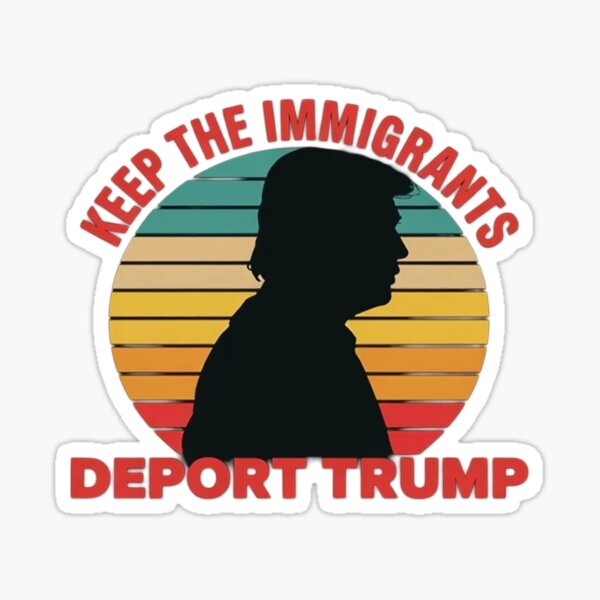 Artikel-Vorschau von Halten Sie die Einwanderer Deport Trump Retro Anti-Trump, designt und verkauft von draknavmore.