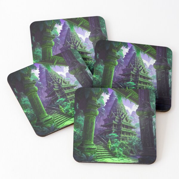 Item preview, Lost Temple in the Jungle designed and sold by AlexSuiArt.