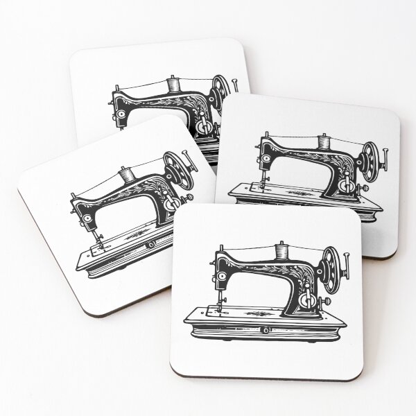 Item preview, Vintage Sewing Machine Antique Retro Classic Tailoring designed and sold by inkoutninja.