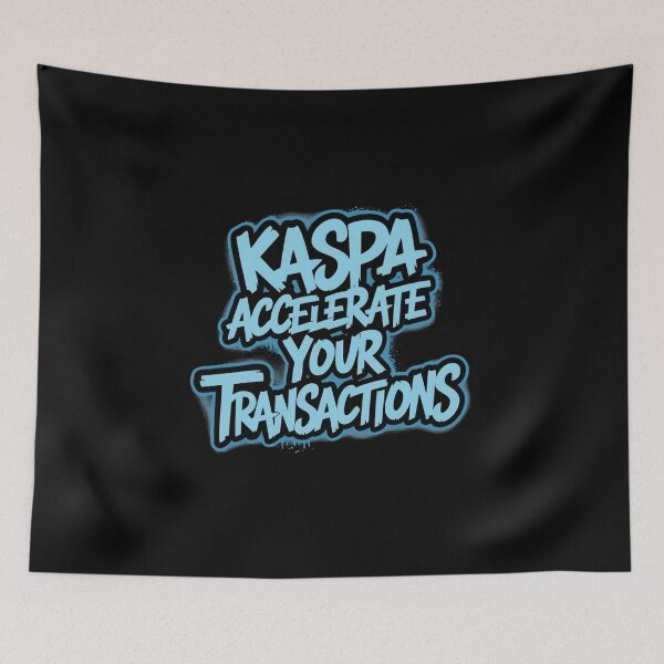 Item preview, Proof Of Work. Full Stop. Kaspa. designed and sold by RadDeck.