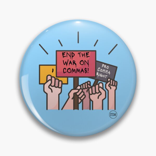 Item preview, End The War On Commas! designed and sold by Writerly Musings.
