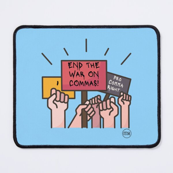 Item preview, End The War On Commas! designed and sold by Writerly Musings.