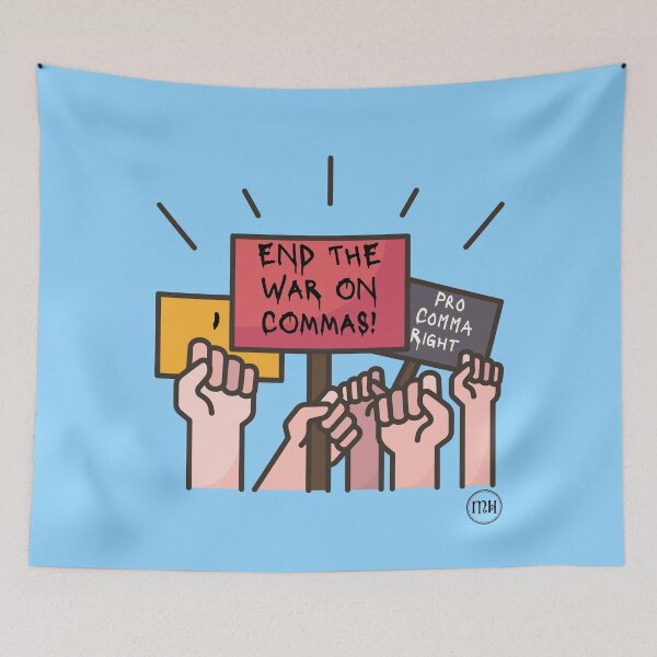 Item preview, End The War On Commas! designed and sold by Writerly Musings.
