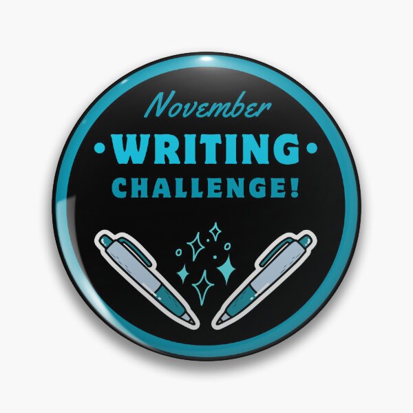Item preview, November Writing Challenge - Round - Dark designed and sold by Writerly Musings.