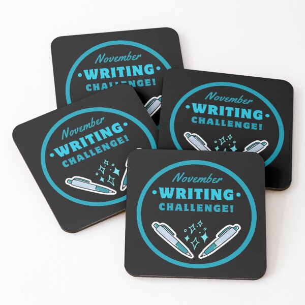 Item preview, November Writing Challenge - Round - Dark designed and sold by Writerly Musings.