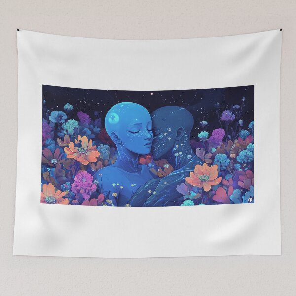 Aperçu de l'œuvre Peau bleue créée et vendue par RicoInStudios.