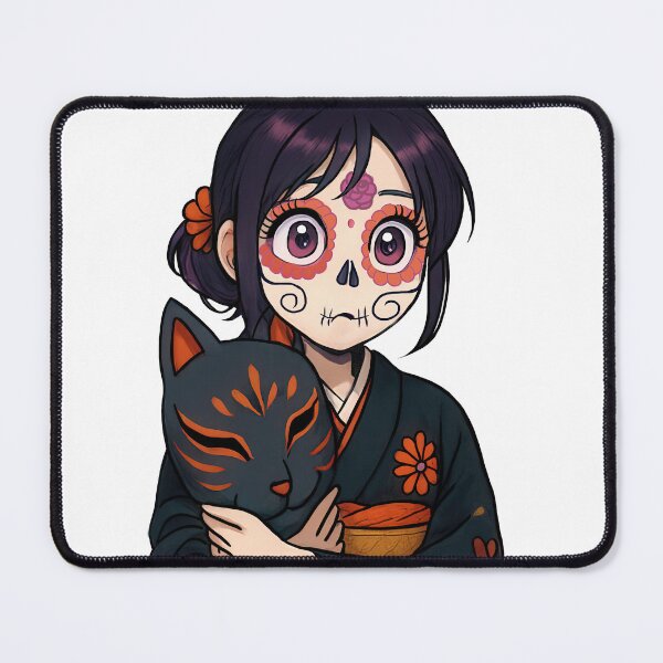 Item preview, Catrina Hugging Fox Mask designed and sold by RNphoto.