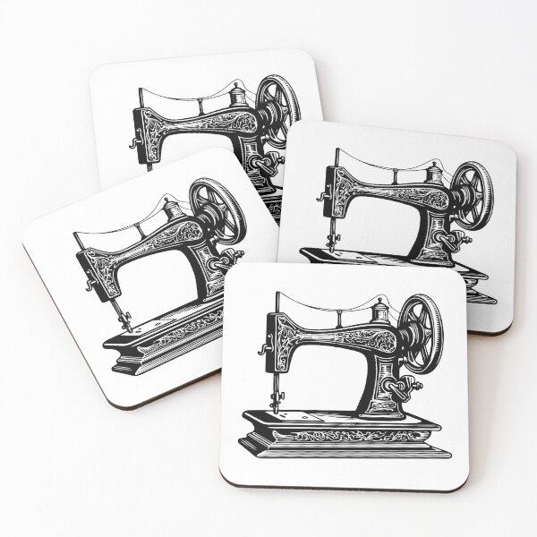 Item preview, Vintage Sewing Machine Antique Retro Classic Tailoring designed and sold by inkoutninja.