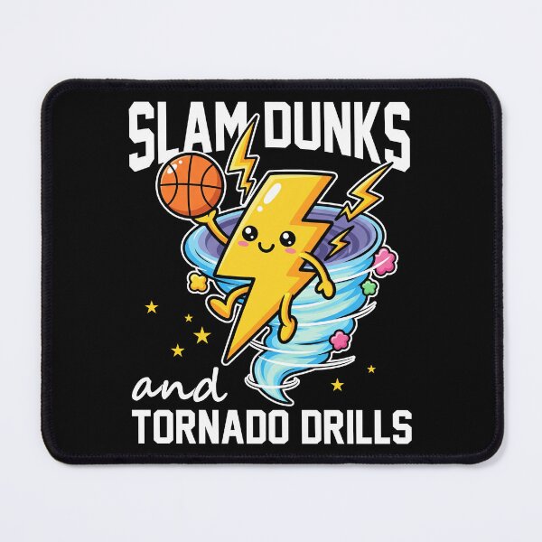 Item preview, SLAM DUNKS AND TORNADO DRILLS - OKC BASKETBALL designed and sold by KEF Custom.