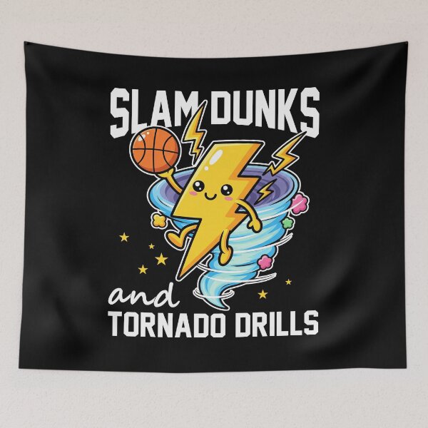 Artikelvorschau, SLAM DUNKS UND TORNADO-ÜBUNGEN - OKC BASKETBALL entworfen und verkauft von KEF Custom.