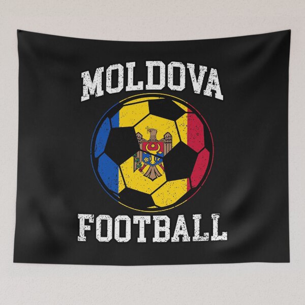 Item preview, SOCCER BALL - MOLDOVA | Soccer Fans and Teams for Men and Women t-shirt designed and sold by wallsandpatts.