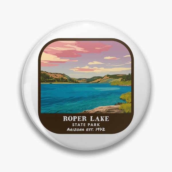 Artikelvorschau, Vintage Roper Lake State Park (Staatspark von Arizona) entworfen und verkauft von RabbitK.