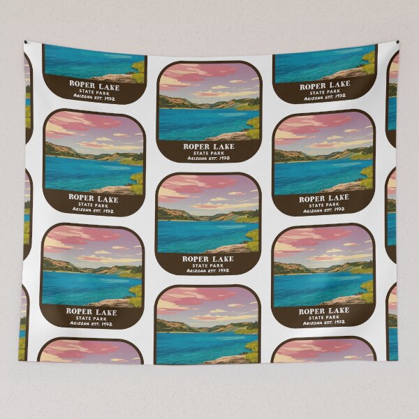 Item preview, Parque estatal Vintage Roper Lake (Parque estatal de Arizona) designed and sold by RabbitK.