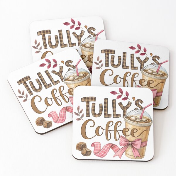 Item preview, tully's coffee cup with ribbon designed and sold by GogoGrove.