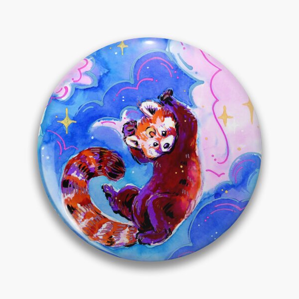 Artikelvorschau, Sternenroter Panda entworfen und verkauft von Helabella Art.