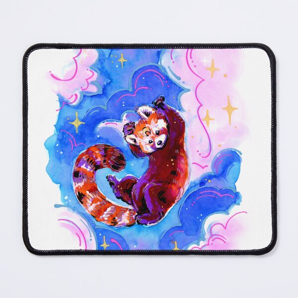 Item preview, Starry Red Panda designed and sold by Helabella Art.