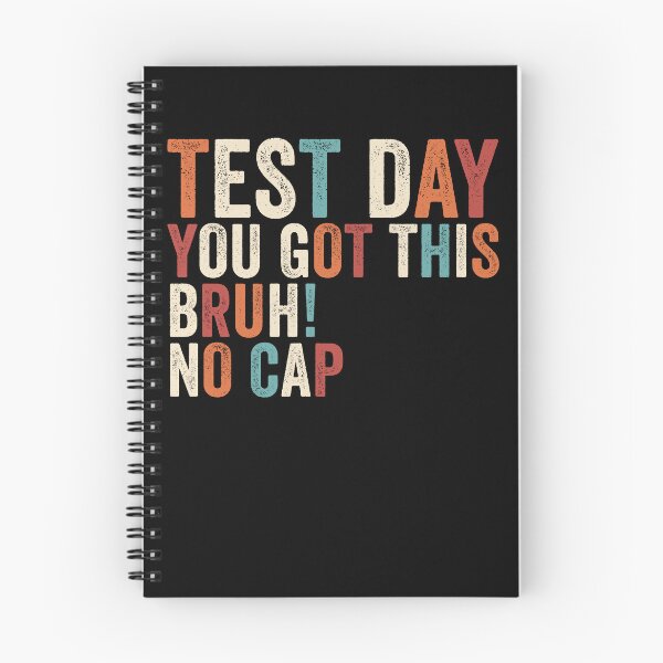Item preview, Test Day You Got This Bruh No Cap Retro Teacher Test Day Gear designed and sold by DynamicDesign.