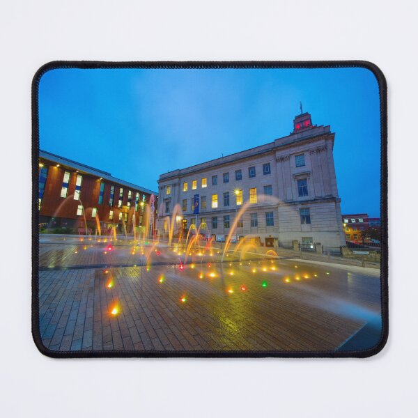 Item preview, Barnsley Town Hall Blue Hour designed and sold by Alisonchambers2.