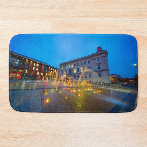 Item preview, Barnsley Town Hall Blue Hour designed and sold by Alisonchambers2.