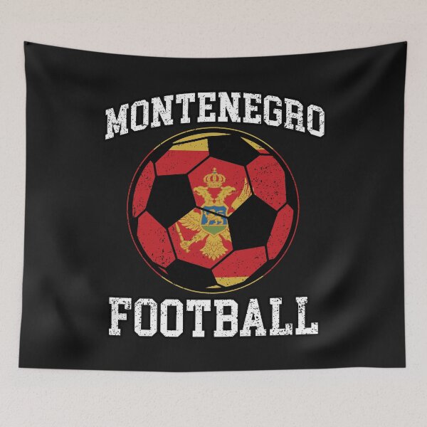 Item preview, SOCCER BALL - MONTENEGRO | Soccer Fans and Teams for Men and Women t-shirt designed and sold by wallsandpatts.