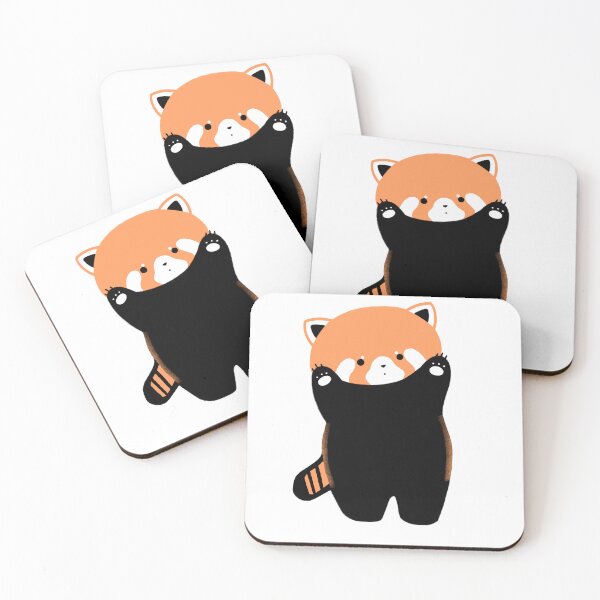 Item preview, surprised lesser panda designed and sold by noasobi.