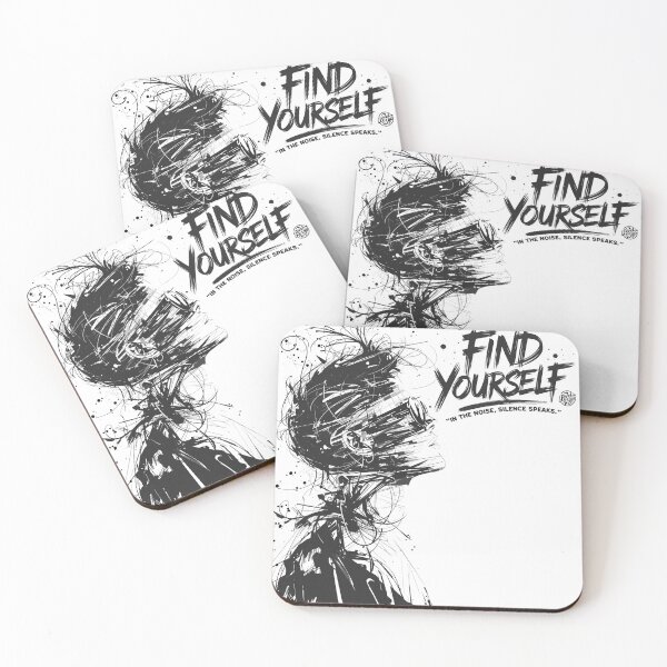 Item preview, Find Yourself Silence Art designed and sold by Belarte.shop.