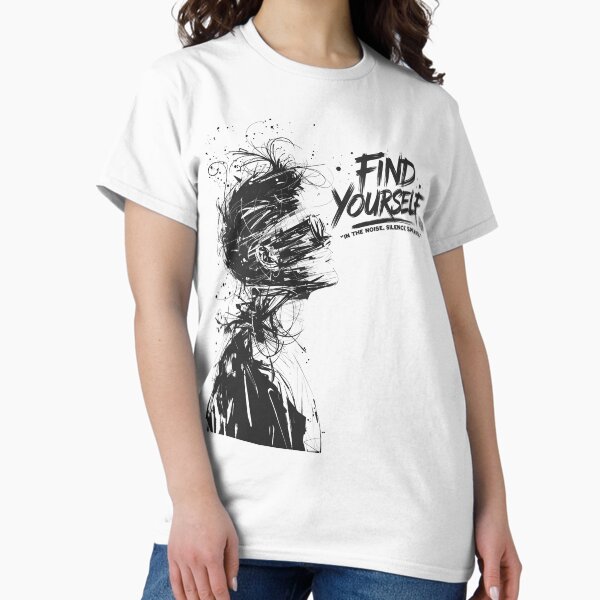 Item preview, Find Yourself Silence Art designed and sold by LevelUp-GoodVibes.
