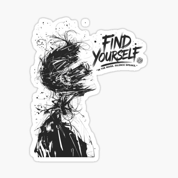 Artikel-Vorschau von Finde dich selbst Stille Kunst, designt und verkauft von LevelUp-GoodVibes.