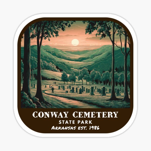 Artikel-Vorschau von Vintage Conway Cemetery State Park (Arkansas State Park), designt und verkauft von RabbitK.
