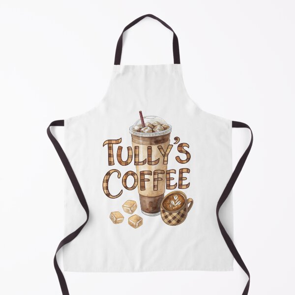 Item preview, tully's coffee watercolor brown plaid designed and sold by GogoGrove.