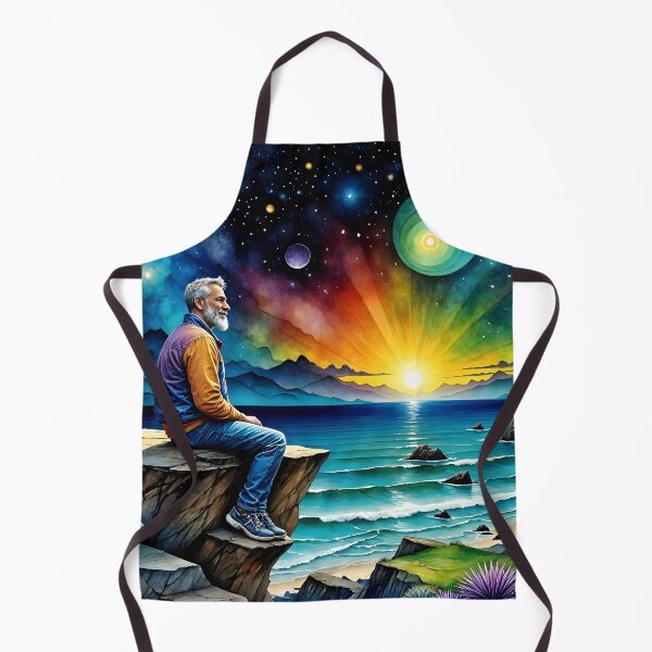 Item preview, Oceanscape Wonders of the Night Sky designed and sold by QDStore.