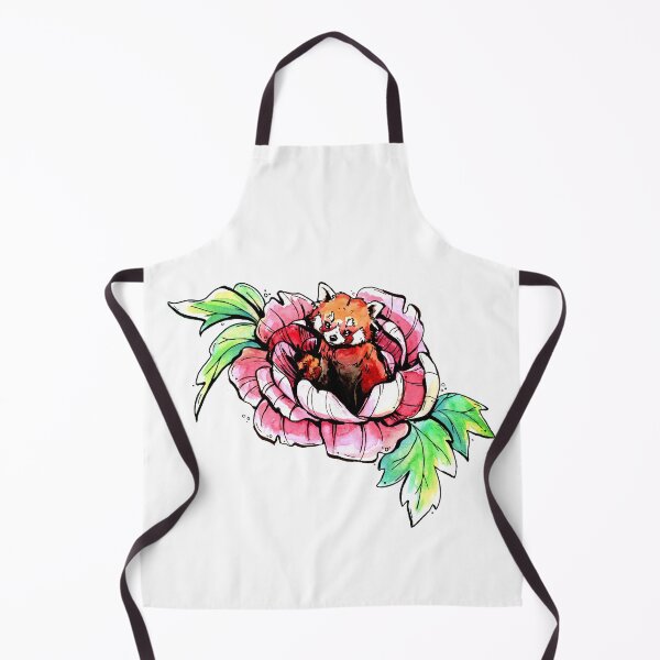 Item preview, Peony Red Panda designed and sold by Helabella Art.
