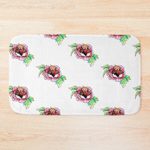 Item preview, Peony Red Panda designed and sold by Helabella Art.