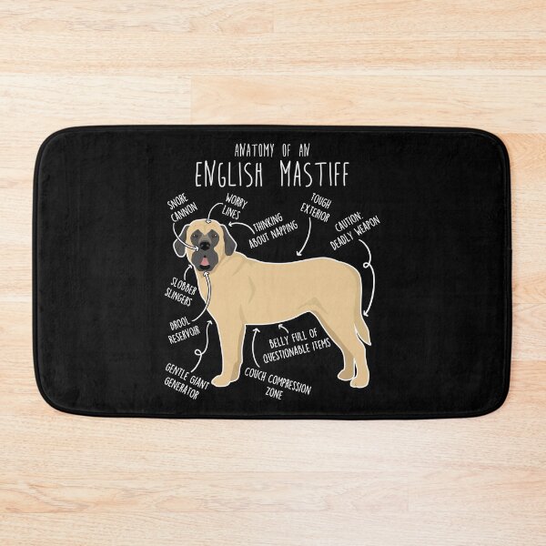 Item preview, English Mastiff Dog Anatomy designed and sold by Clara Hollins.