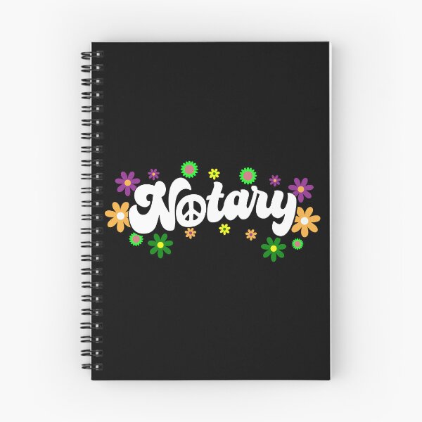 Item preview, Notary Flower Power – Groovy Peace & Positivity Design designed and sold by NotaryLife.
