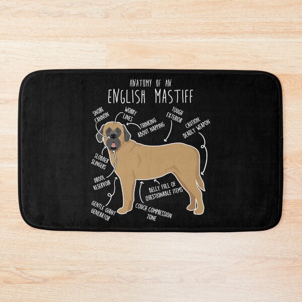 Item preview, Apricot English Mastiff Dog Anatomy designed and sold by Clara Hollins.