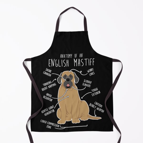 Item preview, Apricot English Mastiff Dog Anatomy designed and sold by Clara Hollins.
