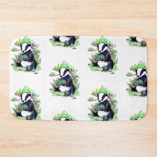 Item preview, Zen Badger designed and sold by Helabella Art.