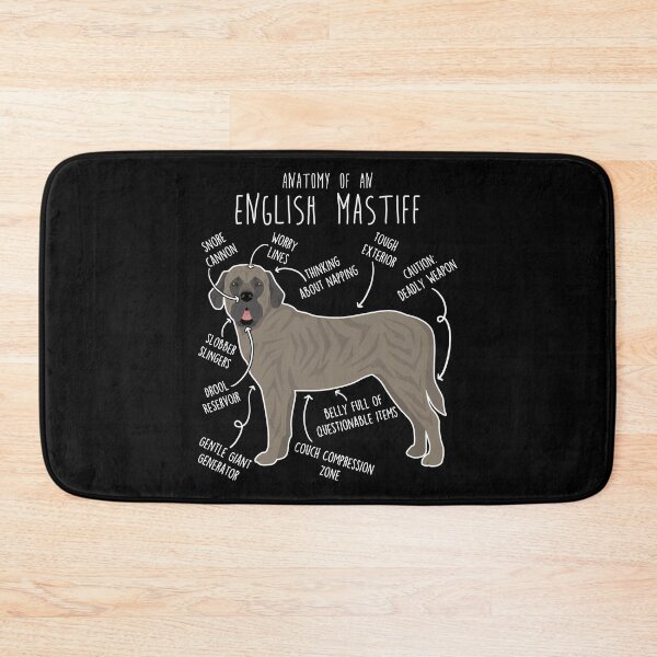 Item preview, Brindle English Mastiff Dog Anatomy designed and sold by Clara Hollins.